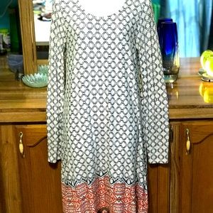 Wisp brown paisley dress